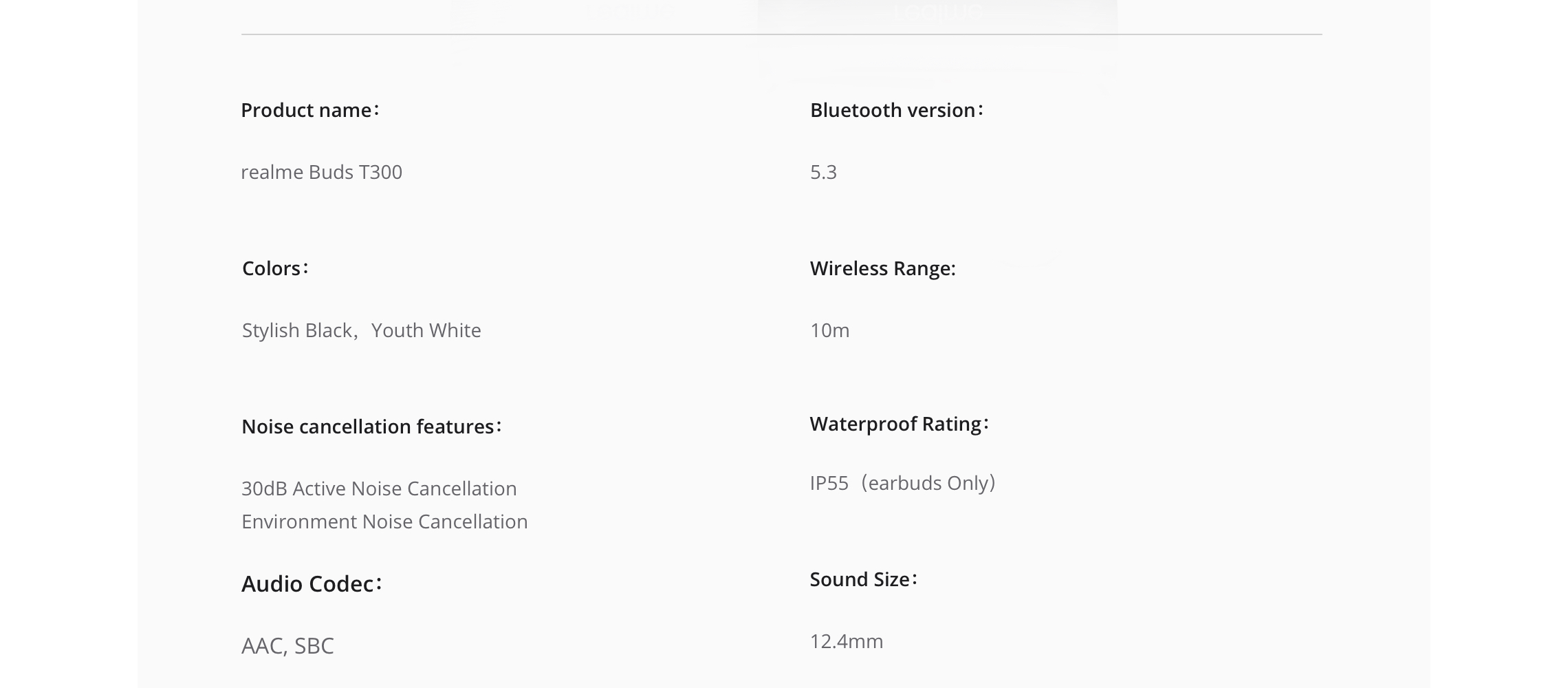 Realme Buds T300 TWS
