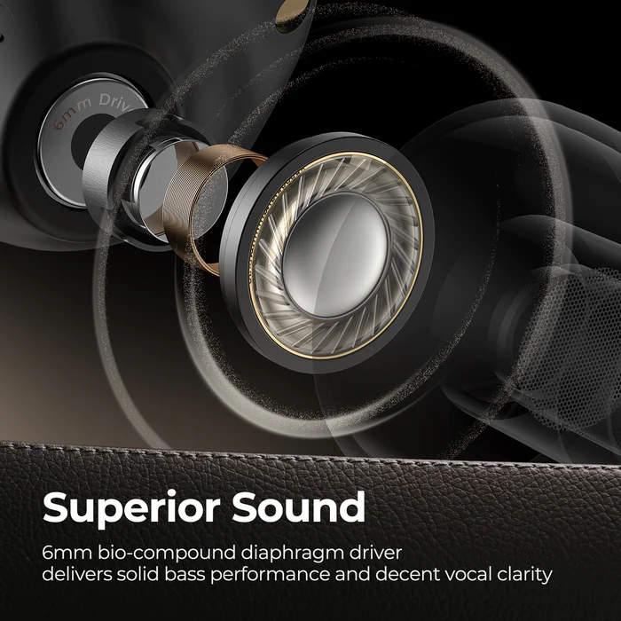 SOUNDPEATS Free2 Classic Wireless Earbuds – Black