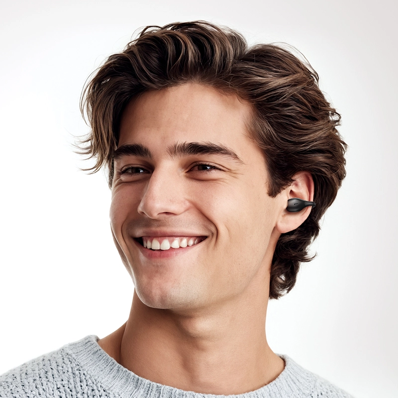 Hoco EA9 TWS Open-Ear Clip Earbuds – Black
