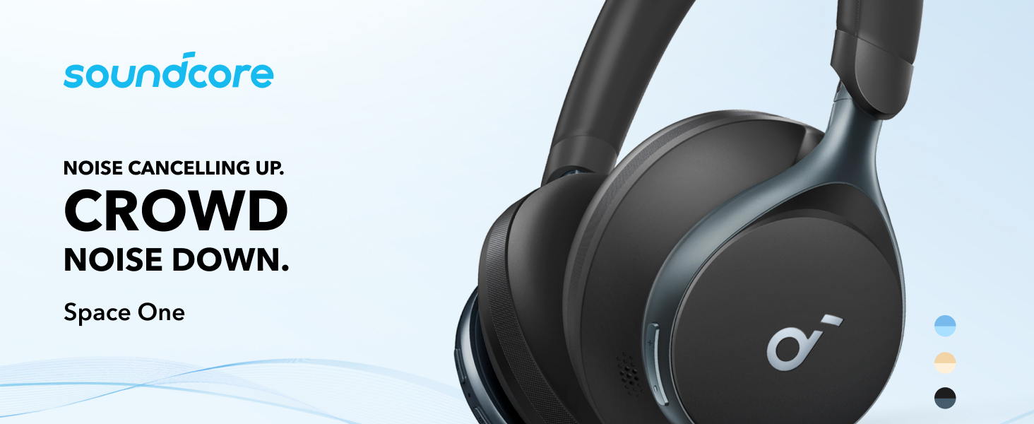 Anker Soundcore Space One ANC Headphones Black