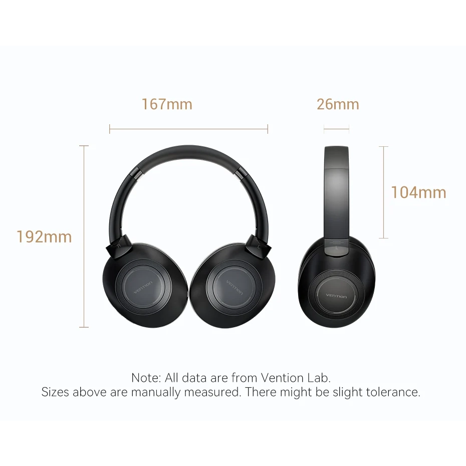 Vention SoundMate S11 Wireless On-Ear Headphones