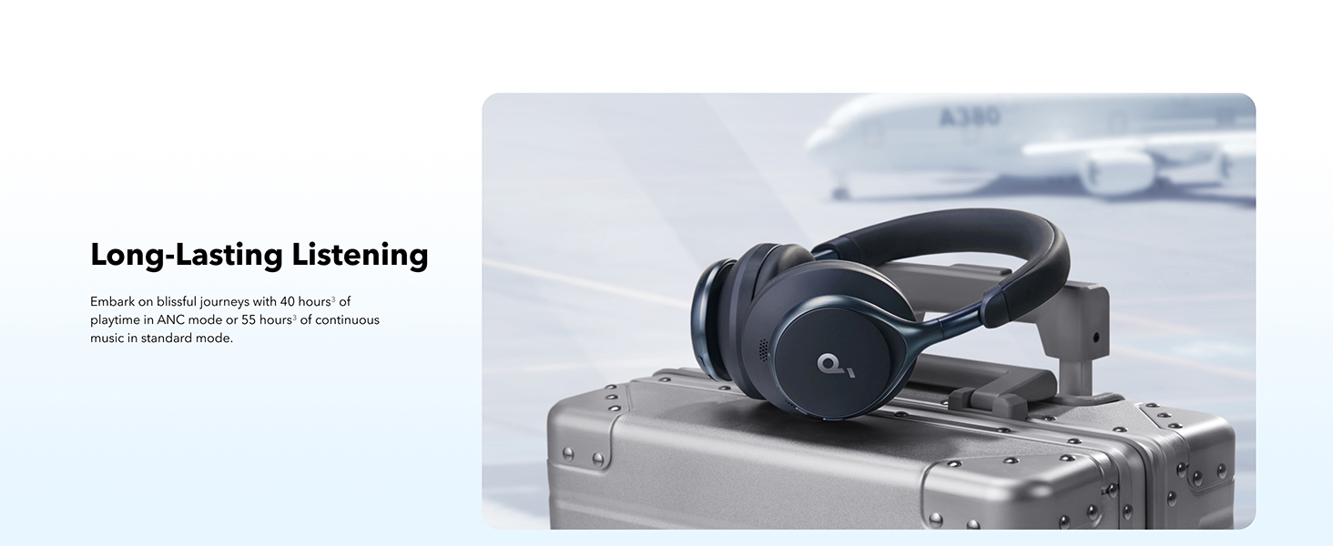 Anker Soundcore Space One ANC Headphones Black