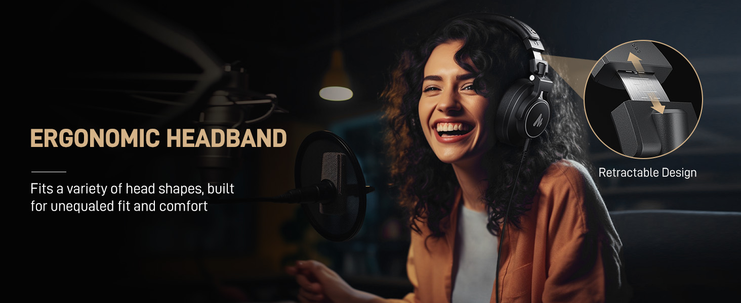MAONO MH700 Monitoring Headphones