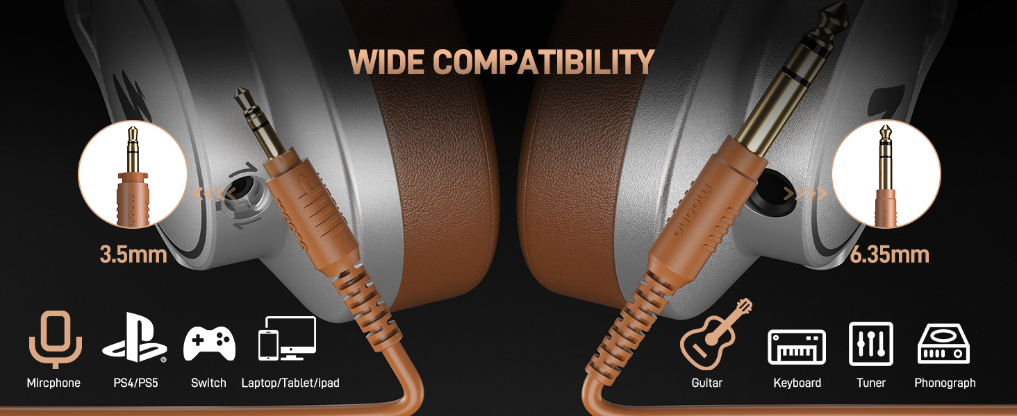 MAONO MH700 Monitoring Headphones