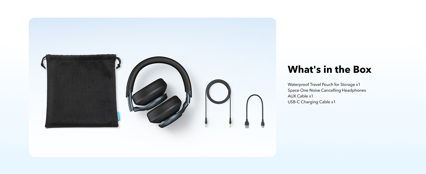 Anker Soundcore Space One ANC Headphones Black