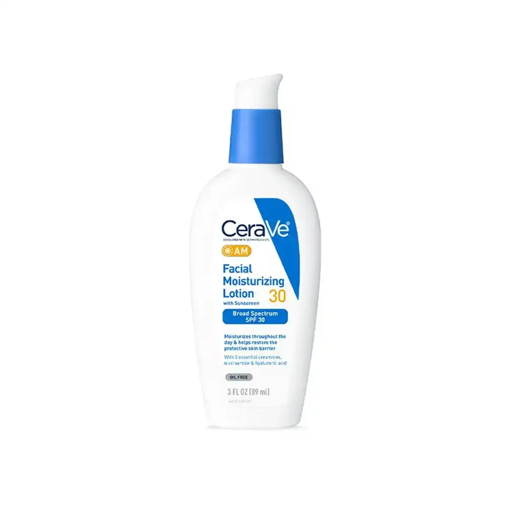 CeraVe AM Face Moisturizer with Broad Spectrum Protection, SPF 30,3 oz