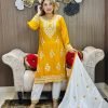 Gorgeous Chikankari Cotton Three Piece Set