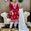 Gorgeous Chikankari Cotton Three Piece Set