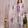 Elegant Digital Print Three Piece with Georgette Orna