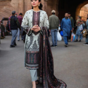 Stylish Digital Print Three Piece Cotton Silk by Nobin Shop
