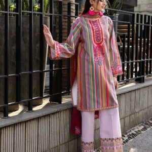Stylish Digital Print Three Piece Cotton Silk by Nobin Shop