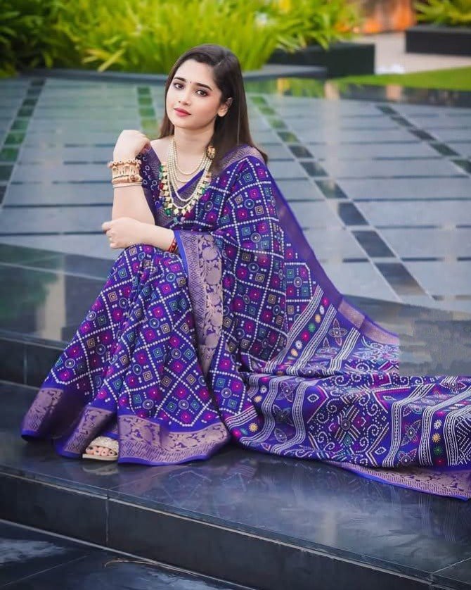 Premium Half Silk Saree with Blouse 2025