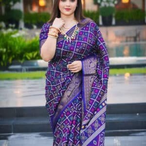 Premium Half Silk Saree with Blouse 2025