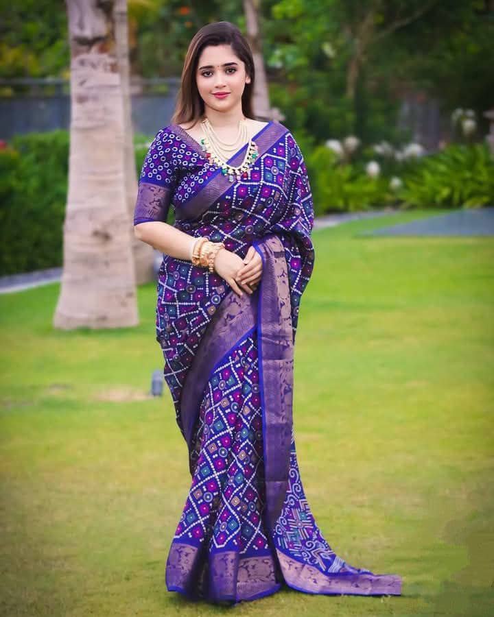 Premium Half Silk Saree with Blouse 2025