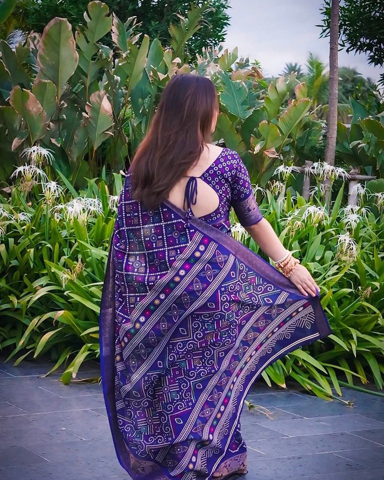 Premium Half Silk Saree with Blouse 2025