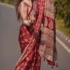 Soft Silk Saree 2025 Trendy Digital Print with Tassels
