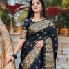 Trendy Japani Silk Saree Skin Print Design
