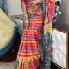 Elegant Chanduri Silk Digital Print Saree