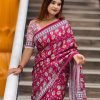 Elegant Topetor Silk Digital Print Saree