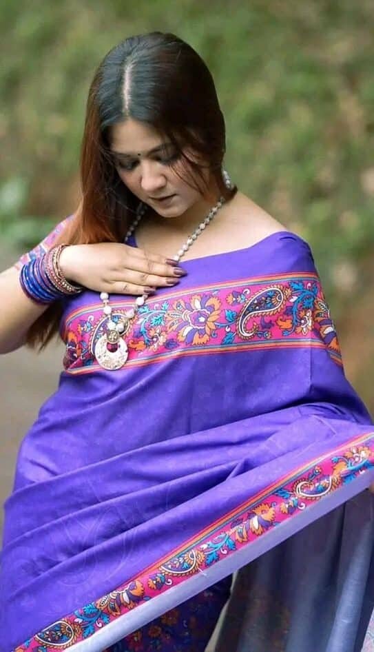 Elegant Mayalota Digital Print Saree