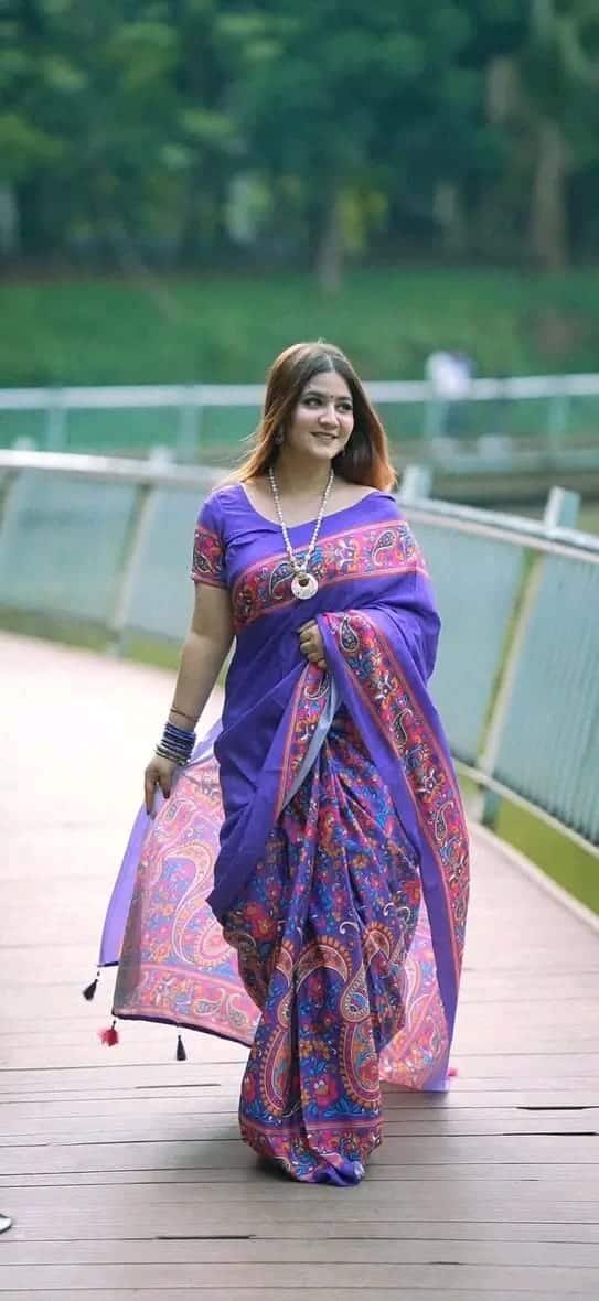 Elegant Mayalota Digital Print Saree