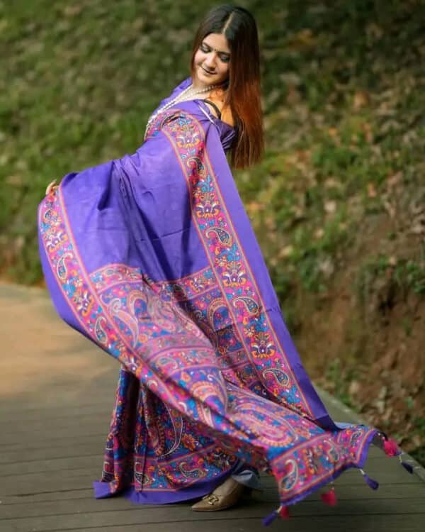 Elegant Mayalota Digital Print Saree