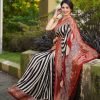 Stylish Digital Print Silk Saree with Blouse