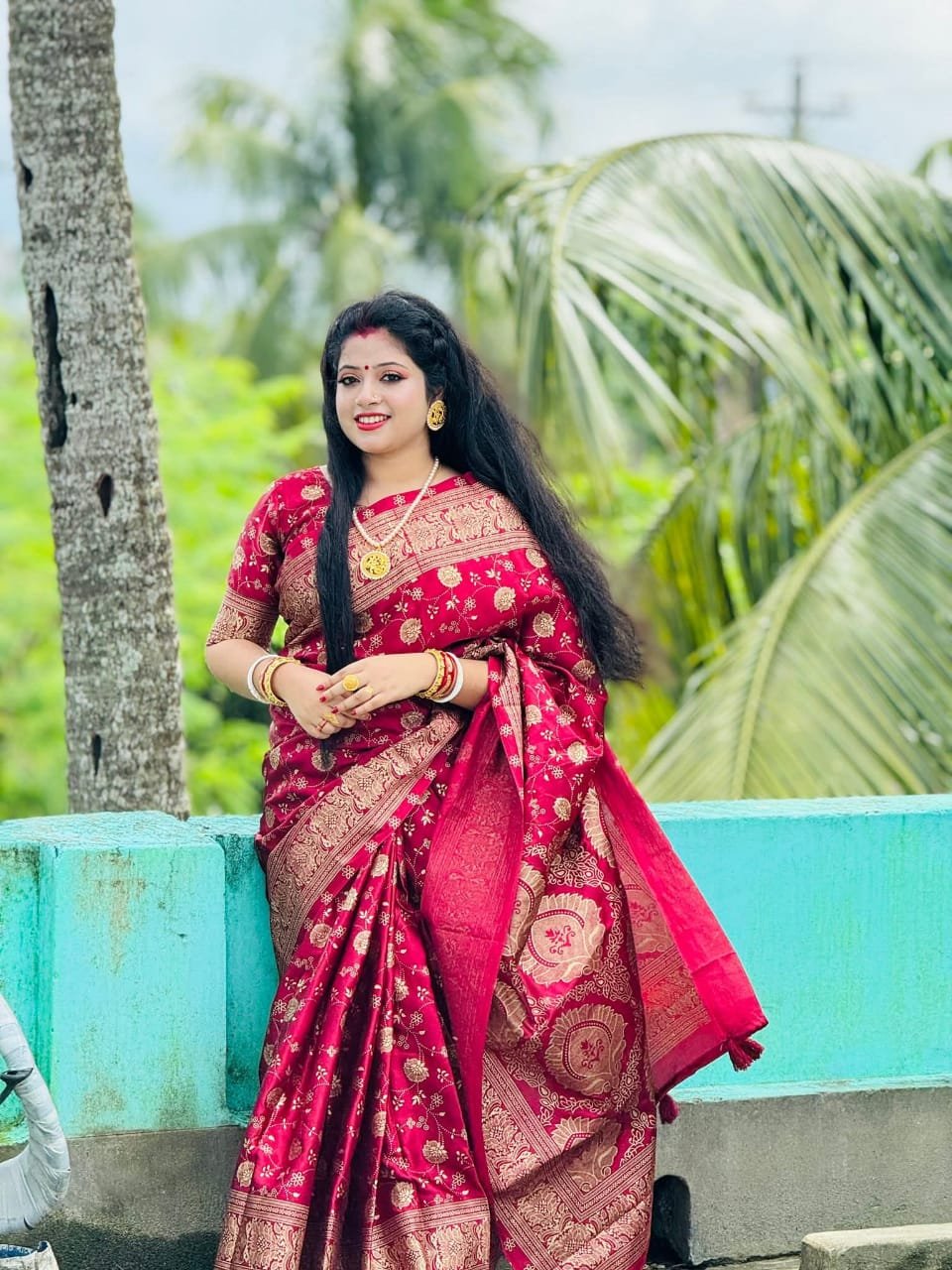 Trendy Premium Japani Silk Sharee