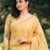Stylish Semi Moslin Saree