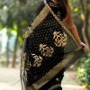 Stylish Semi Moslin Saree