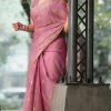 Stylish Semi Moslin Saree