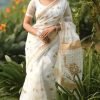 Stylish Semi Moslin Saree