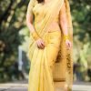 Stylish Semi Moslin Saree
