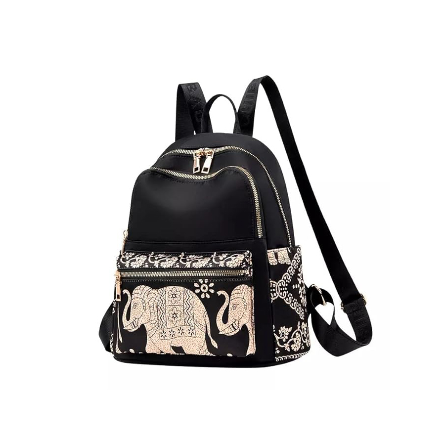 Girls Fashionable Printed Backpack School Bag