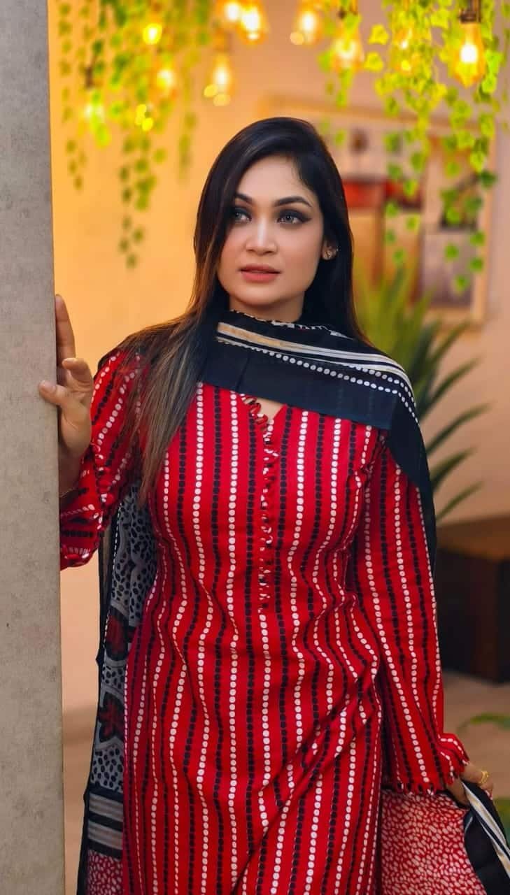 Premium Lilen Three Piece With Screen Print