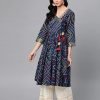 Premium Ready-Made Two Piece Kurti AC Cotton & Butterfly Palazzo