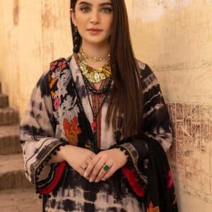 Stylish Batick 3 Piece Outfit Soft Dubai Silk Fabric