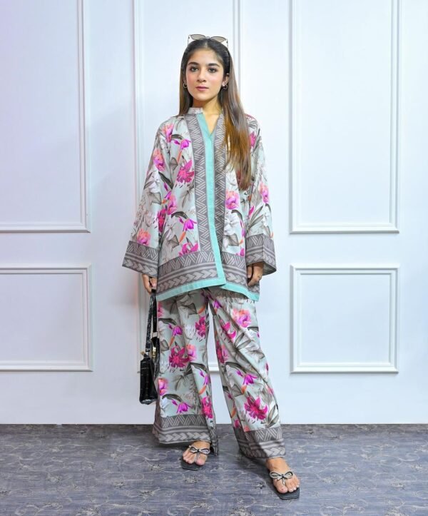 Elegant Cotton Silk Co-ord Two Piece Outfit