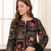 Premium Digital Print 3 Piece Dubai Cherry & Georgette Set