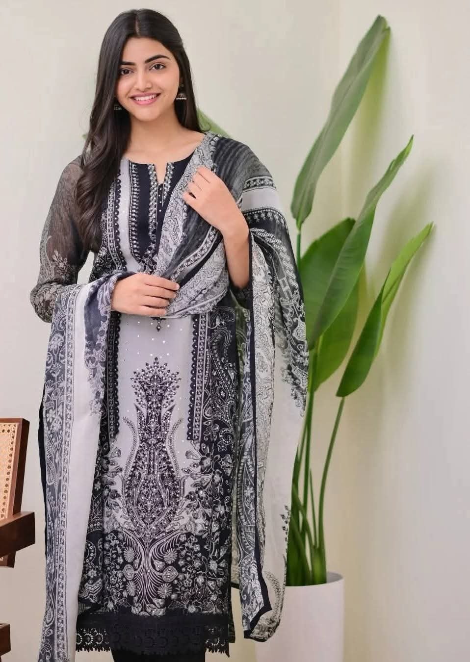 Elegant Dubai Cherry Digital Print Three