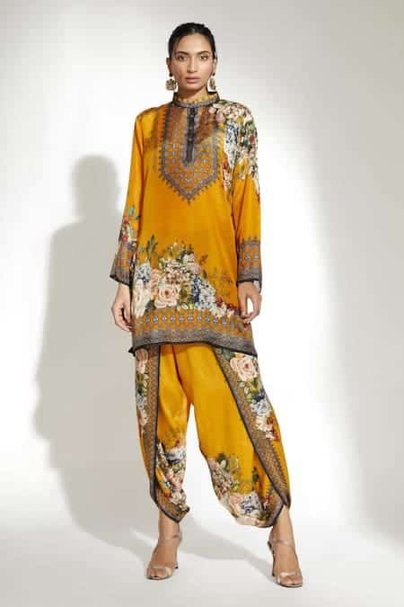 Stylish Cotton Silk Digital Print Three Piece for Women