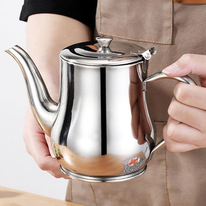 Premium Stainless Steel Oil Dispenser with Strainer