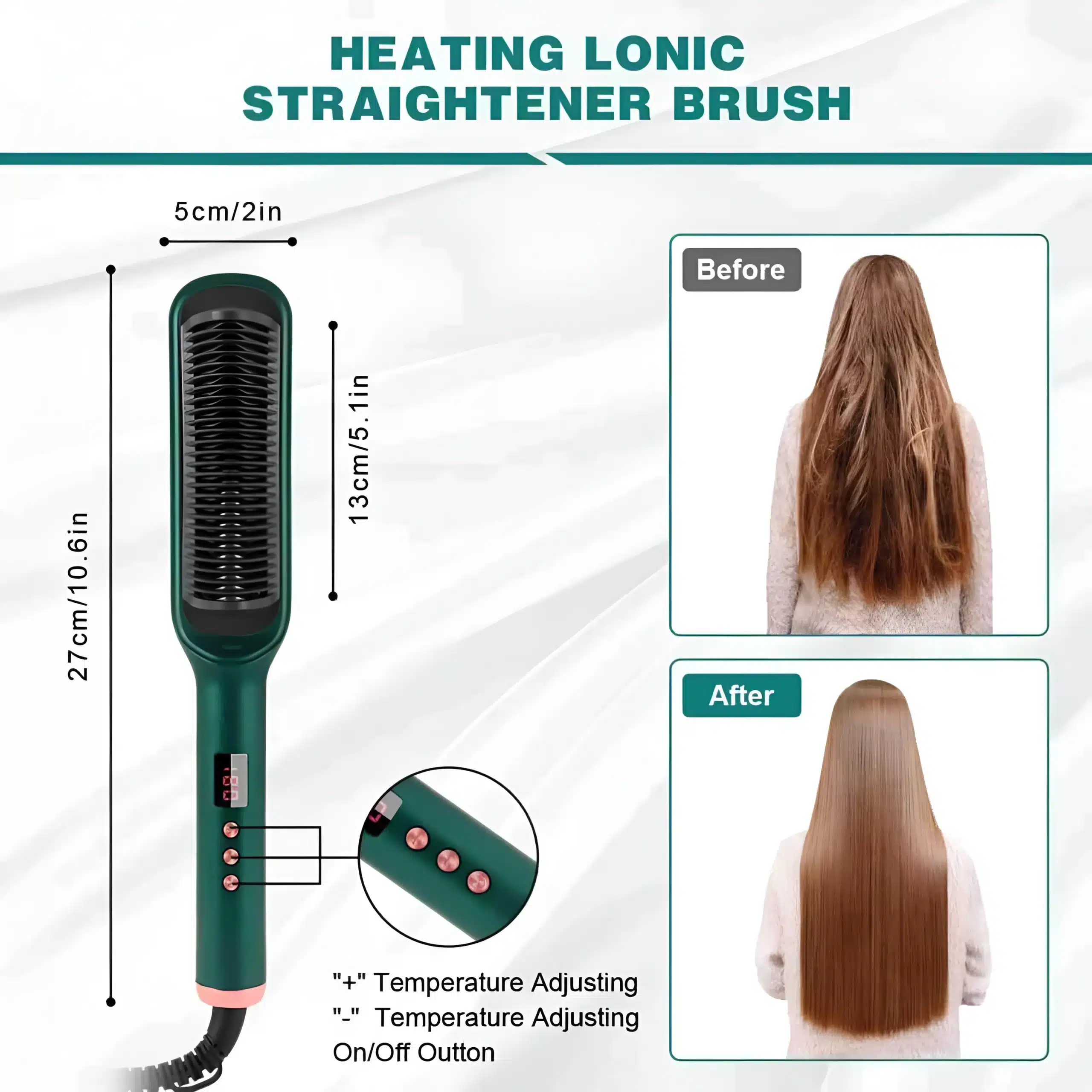 FH-909 Electric Hair Straightener Comb