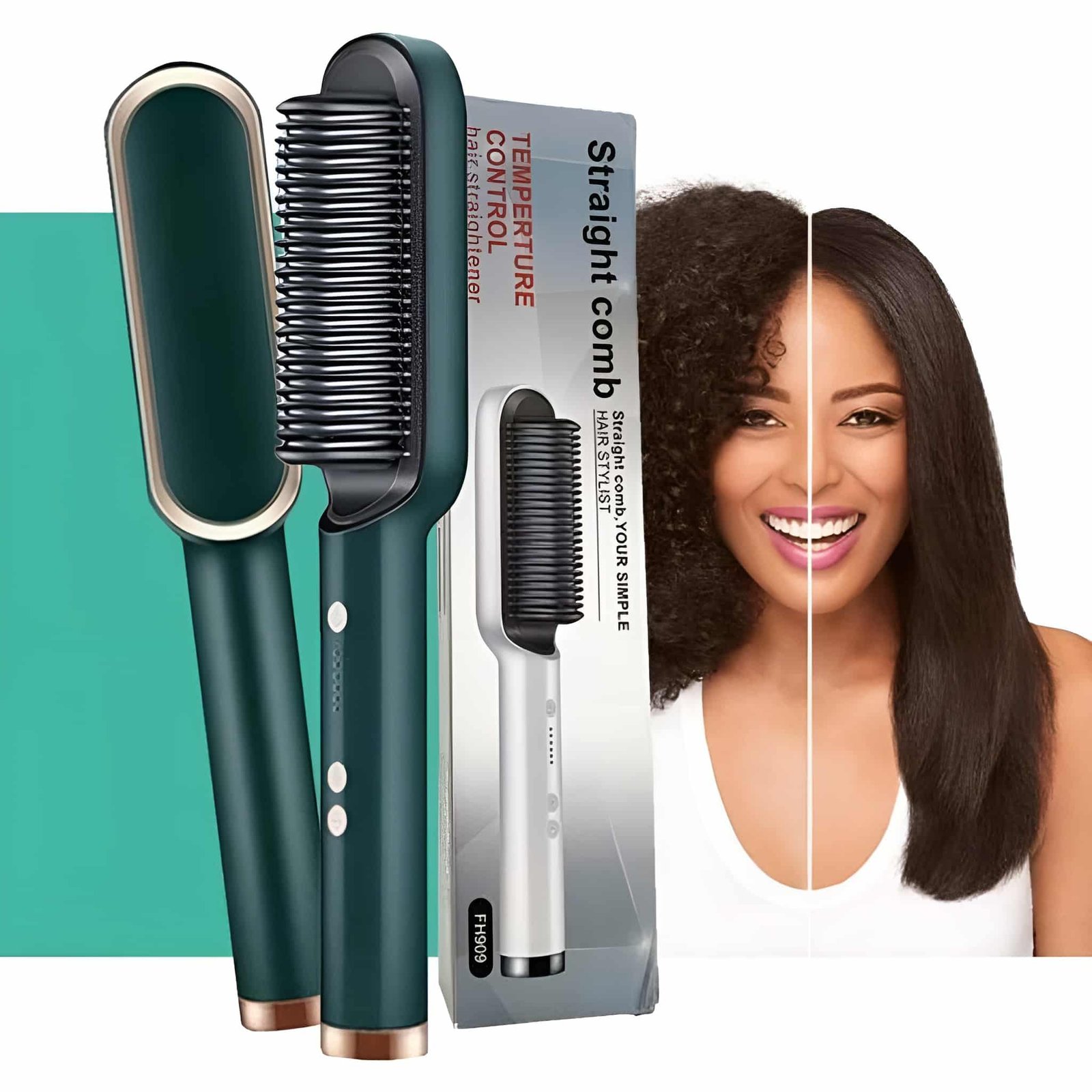 FH-909 Electric Hair Straightener Comb