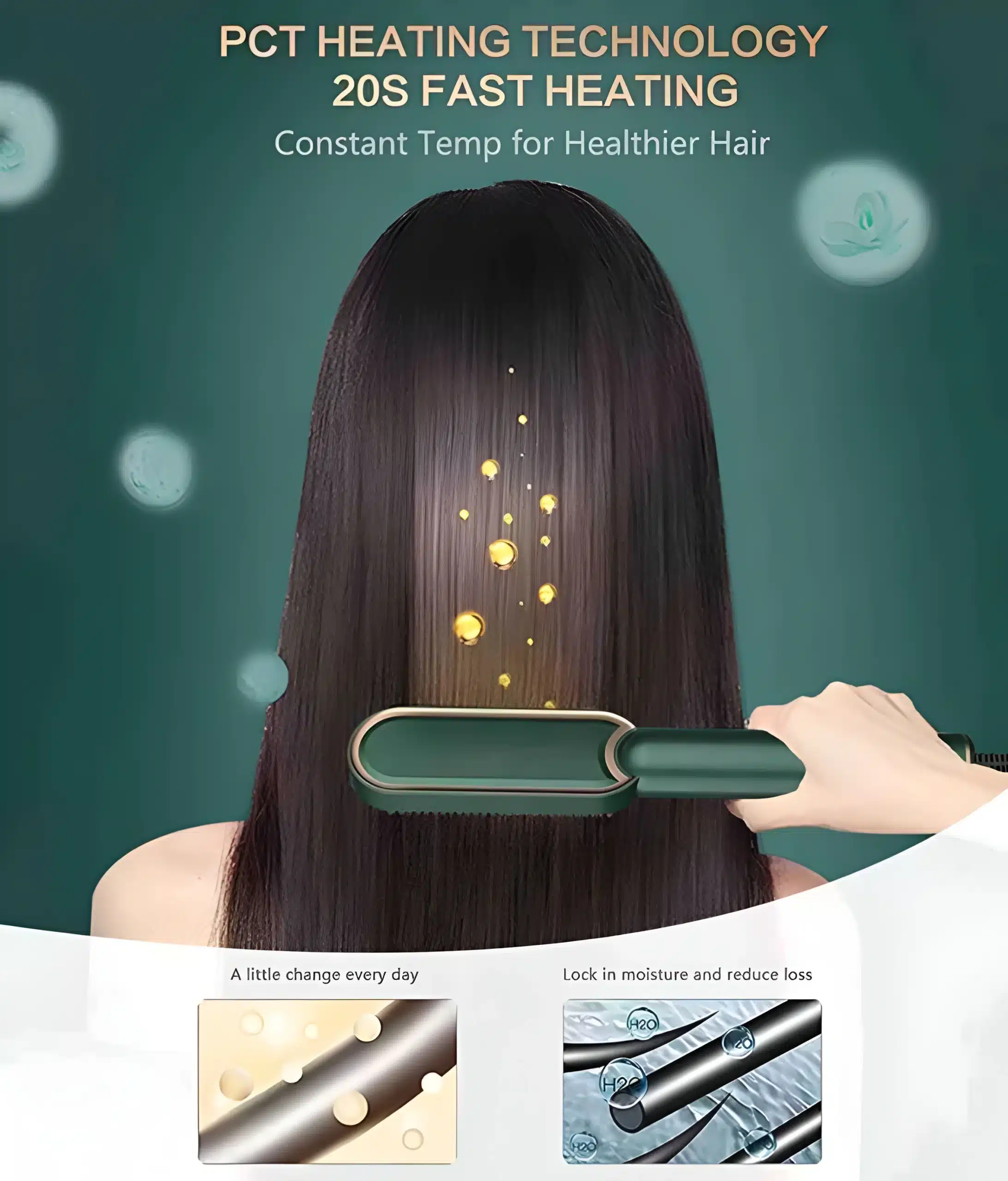 FH-909 Electric Hair Straightener Comb