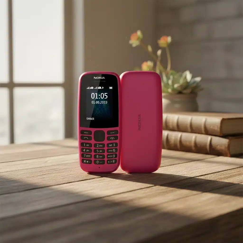 Nokia 105 Dual SIM 2019 Original Button Phone with Long Battery Backup