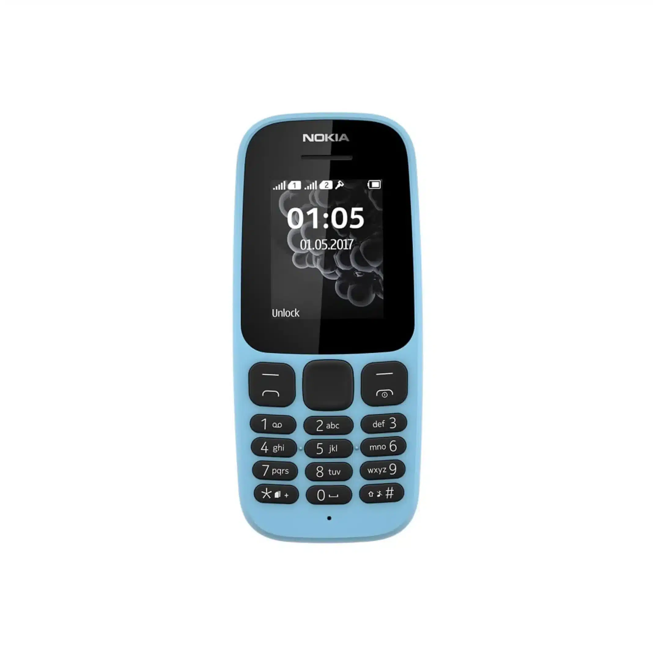 Nokia 105 (2017) Dual SIM – Original Refurbished Keypad Phone