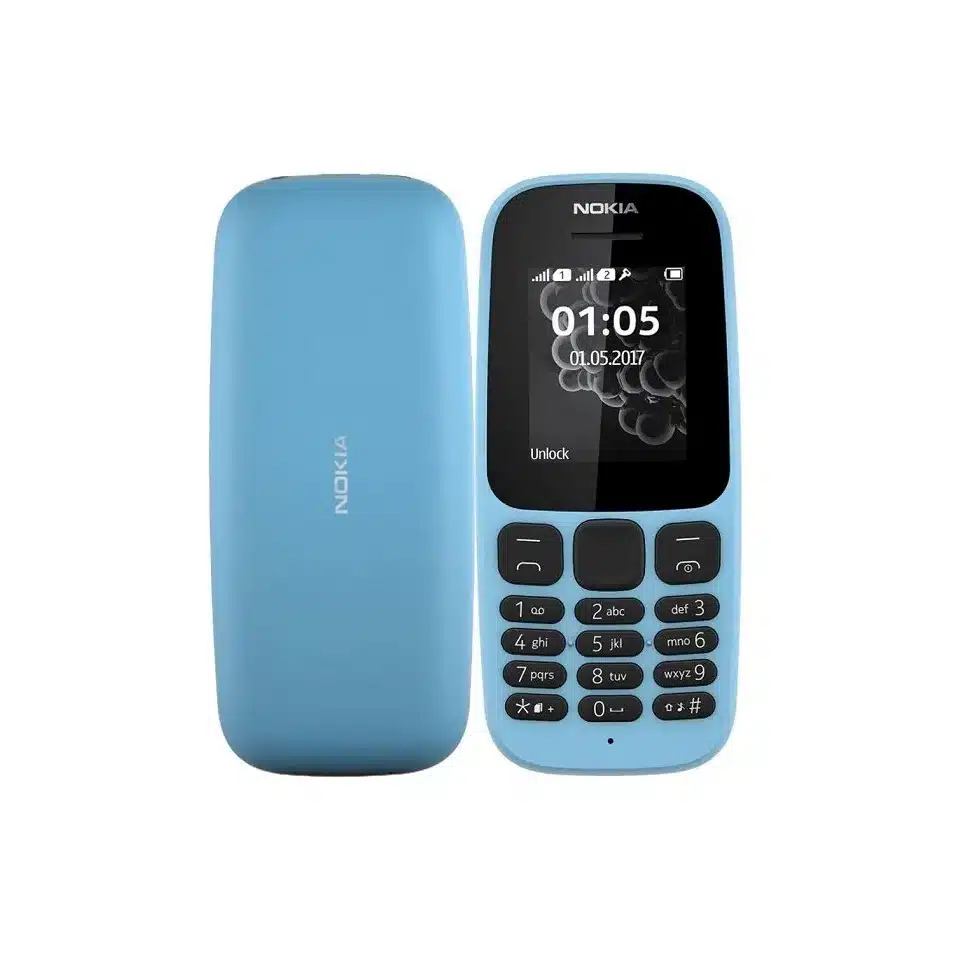 Nokia 105 (2017) Dual SIM – Original Refurbished Keypad Phone