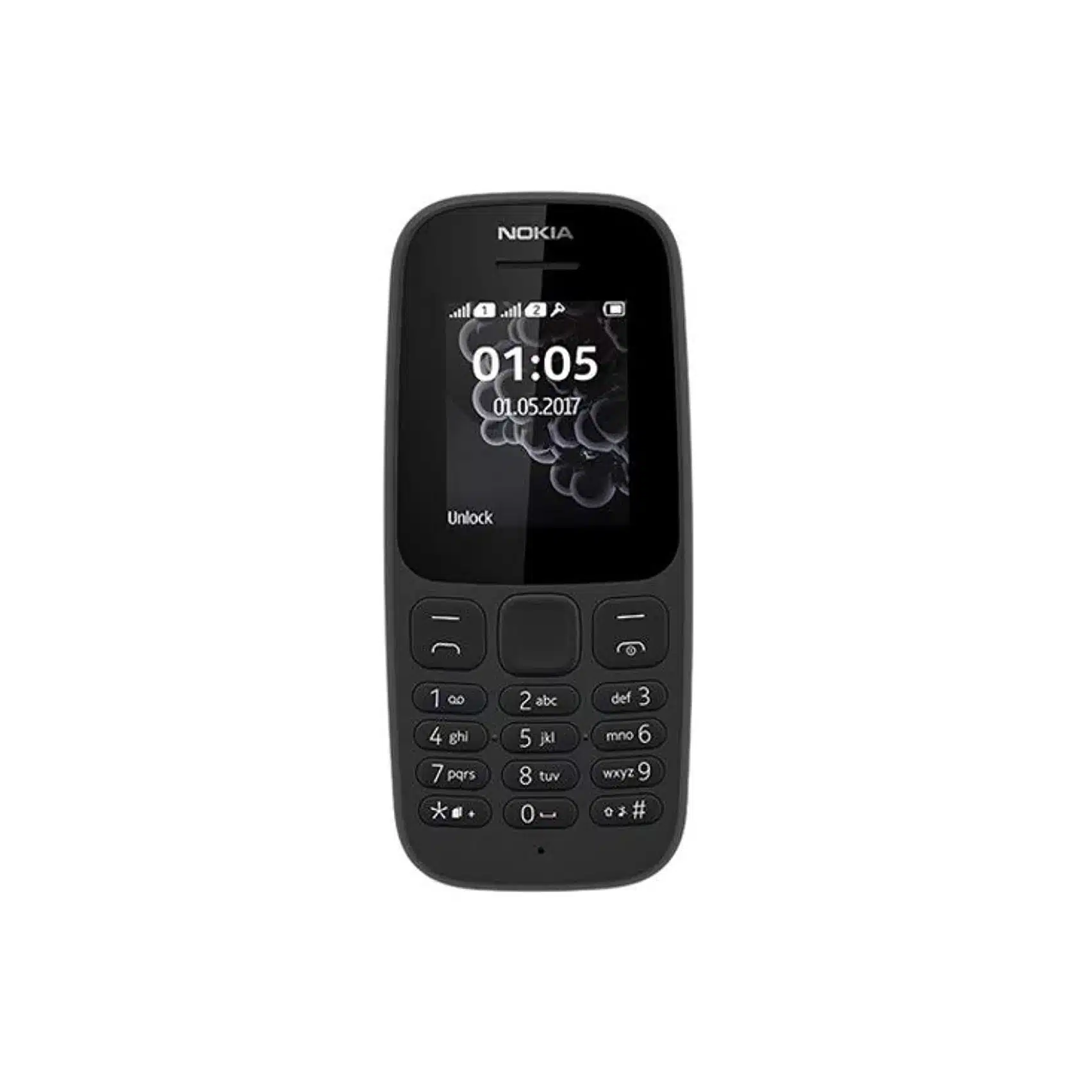 Nokia 105 (2017) Dual SIM – Original Refurbished Keypad Phone