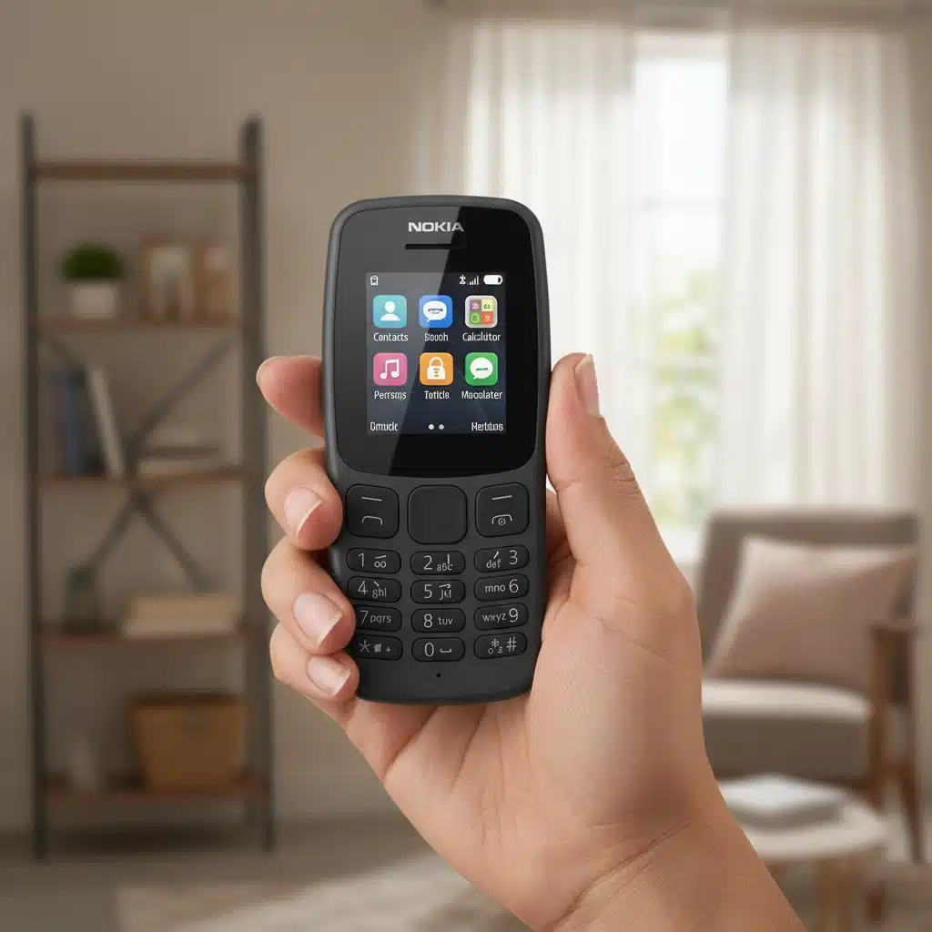 Nokia 106 Dual Sim Refurbished Feature Phone Safe Strong Battery